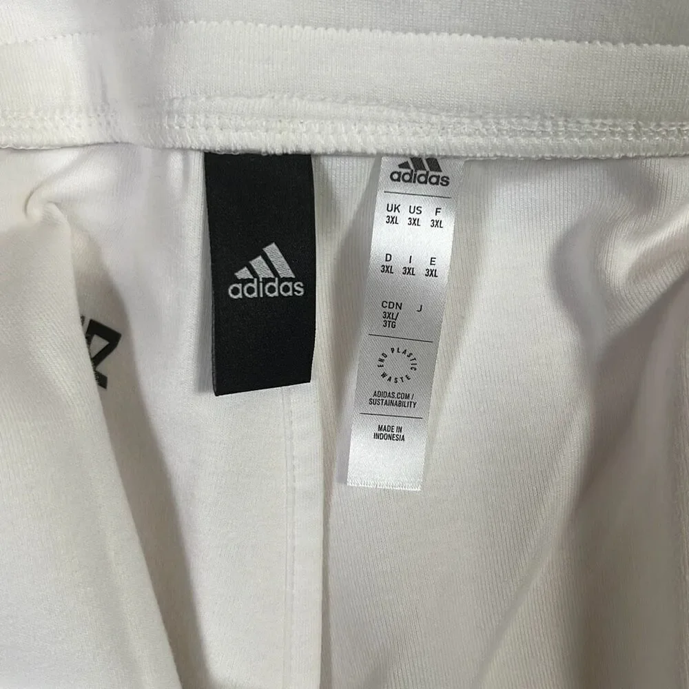 Adidas Men's Z.N.E. Premium Shorts 48-50 White ZNE SOFT cotton blend‎ - Men 3XL